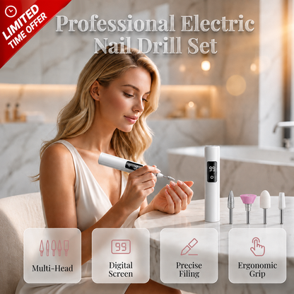Ivanoir® Professional Electric Nail Drill Kit – Digital Speed Manicure & Pedicure System