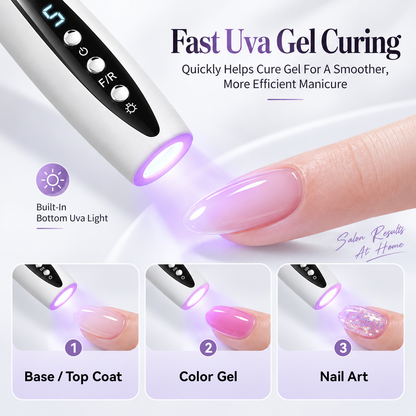 ⭐Ivanoir® Upgraded Multi-Function Nail & Callus Care Pen With UVA Light––👣 Callus & 💅Nail