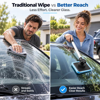 Ivanoir® Dual Magnetic Windshield Cleaner – Clean Both Sides at Once