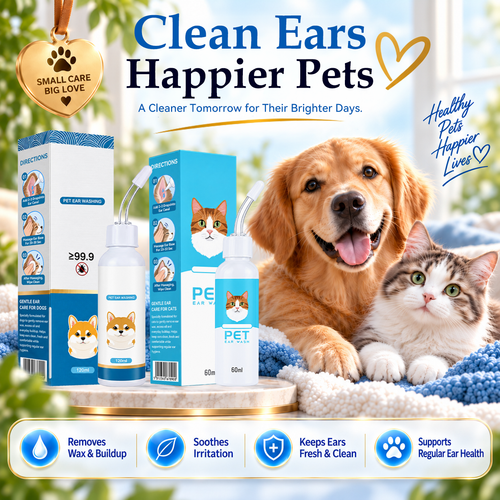 🐶🐱 Ear cleaner | Soothes itchy ears👂