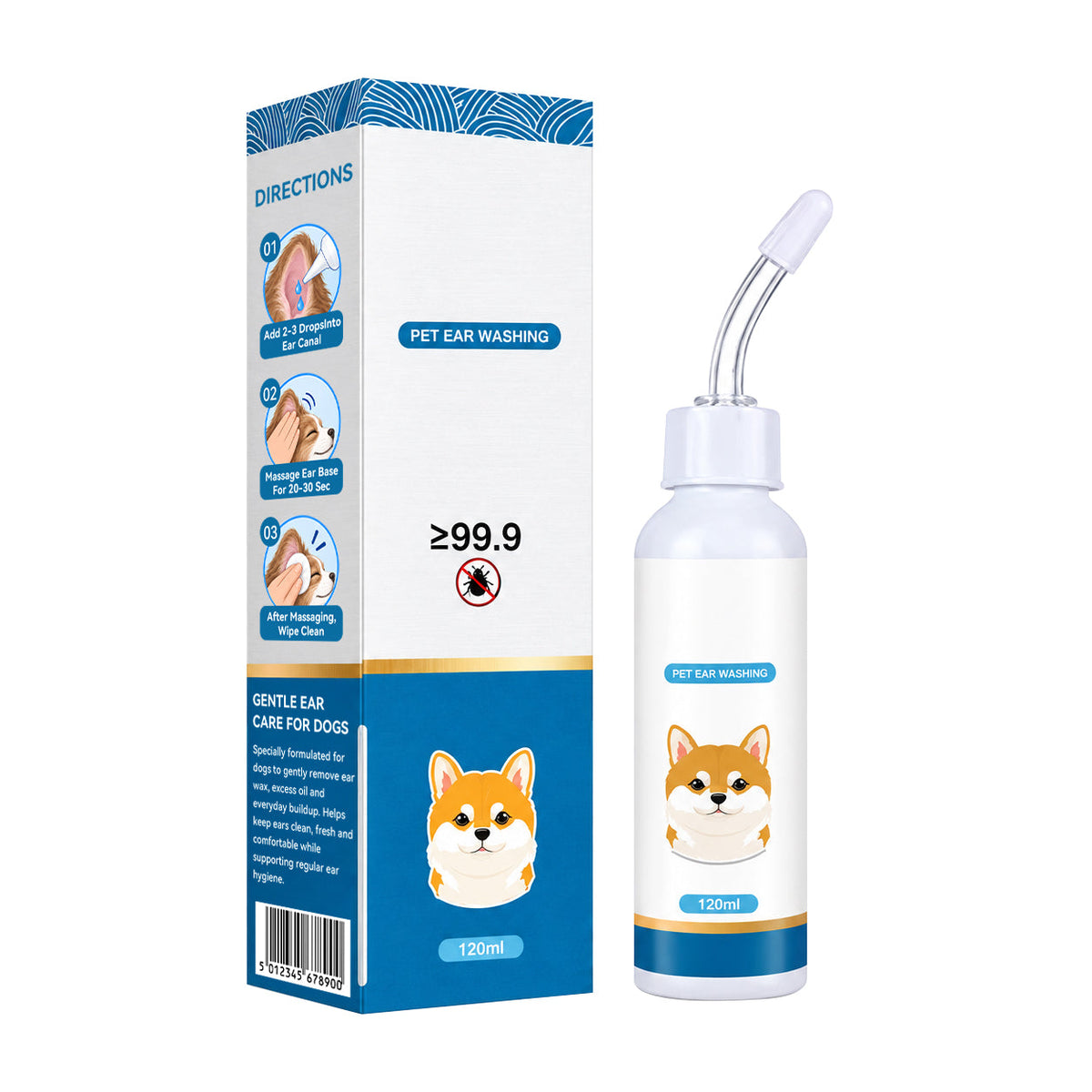 🐶🐱 Ear cleaner | Soothes itchy ears👂