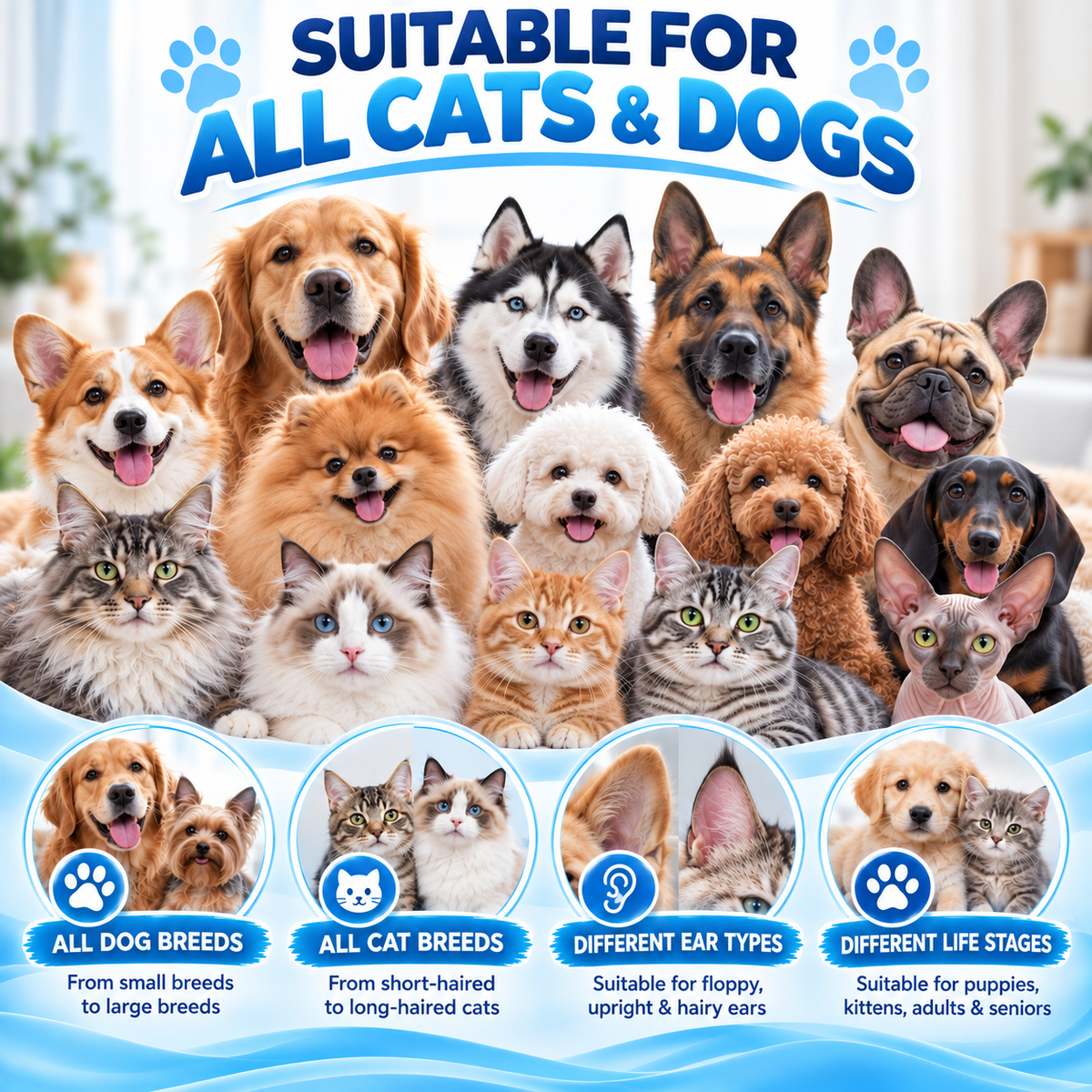 🐶🐱 Ear cleaner | Soothes itchy ears👂