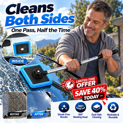 Ivanoir® Dual-Sided Magnetic Car Windshield Cleaner-UPSELL