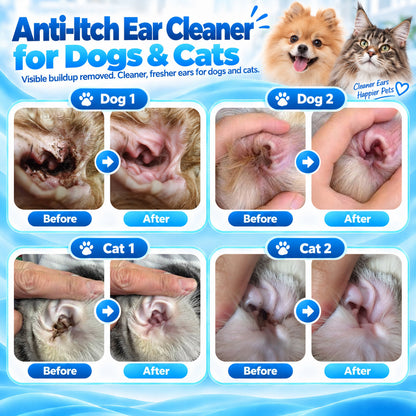 🐶🐱 Ear cleaner | Soothes itchy ears👂