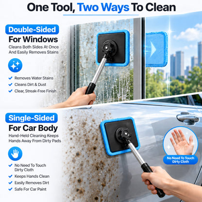 Ivanoir® Dual-Sided Magnetic Car Windshield Cleaner-UPSELL