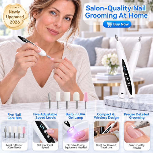 ⭐Ivanoir® Upgraded Multi-Function Nail & Callus Care Pen With UVA Light––👣 Callus & 💅Nail
