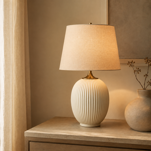 Ivanoir Elara Fluted Ambient Table Lamp