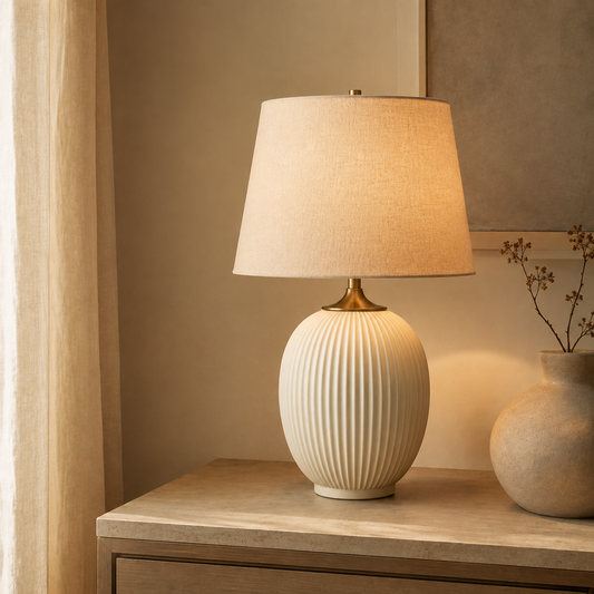 Ivanoir Elara Fluted Ambient Table Lamp