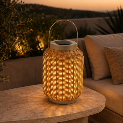 Ivanoir Solaire Woven Solar Ambient Lantern