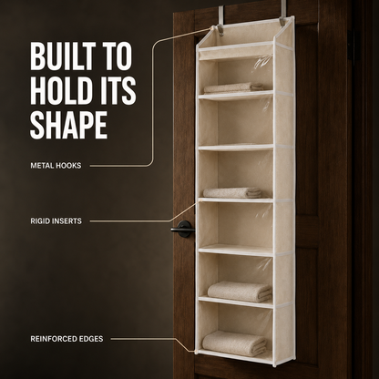Ivanoir® Hanging Door Organizer with Pockets – Bedroom, Bathroom, Nursery & Closet Storage