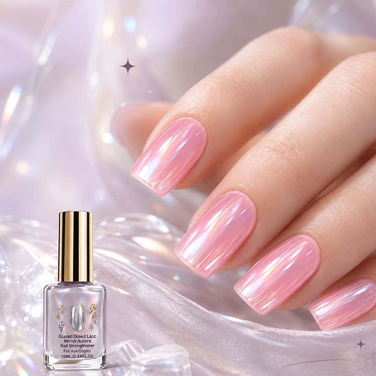💜💅 Limited-Time OFF !! ⏰ Lilac Glossy Nail Strengthener – Strengthen Weak Nails & Restore Natural Shine — Devareon®