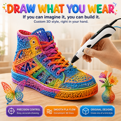 Ivanoir® 3D Creator Pen Pro with OLED Display & Adjustable Speed
