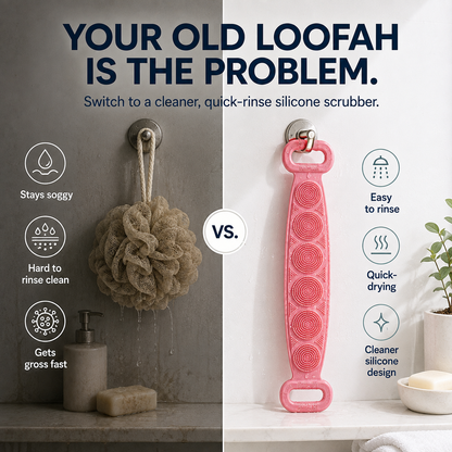🔥 Exclusive Today-Only Offer: Get Your Silicone Back Scrubber & Massager for 40% OFF