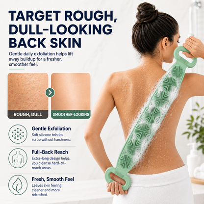 🔥 Exclusive Today-Only Offer: Get Your Silicone Back Scrubber & Massager for 40% OFF