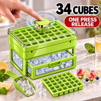 💚 Green 34 ice cube slots