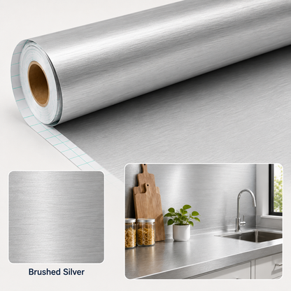 Ivanoir® Peel & Stick Kitchen Makeover Film – Waterproof DIY Countertop & Cabinet Cover