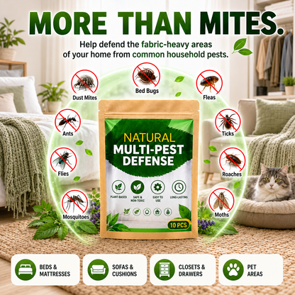 🔥 HOT SALE 🔥 Plant-Based Multi-Pest Defense Sachets for Home & Pet Areas