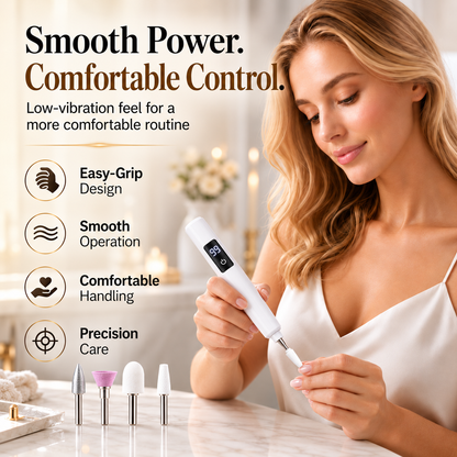 Ivanoir® Professional Electric Nail Drill Kit – Digital Speed Manicure & Pedicure System