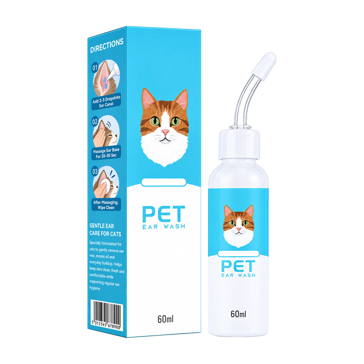 🐶🐱 Ear cleaner | Soothes itchy ears👂