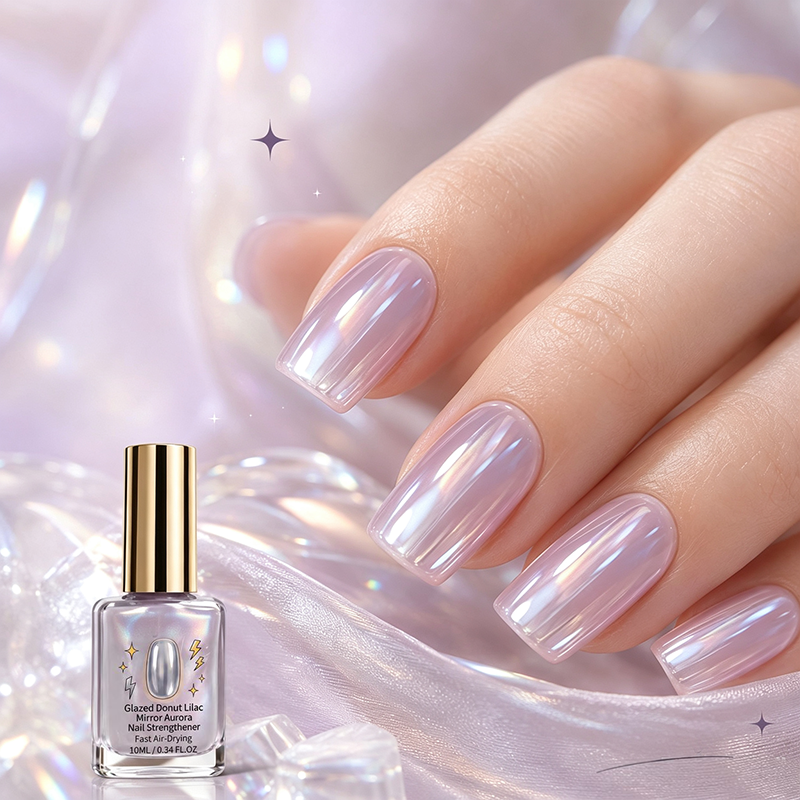💜💅 Limited-Time OFF !! ⏰ Lilac Glossy Nail Strengthener – Strengthen Weak Nails & Restore Natural Shine — Devareon®